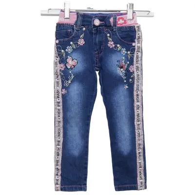 Spijkerbroek (Blauw, Roze, Wit) van Irie Wash