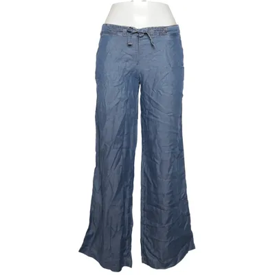 Palazzo pants (Blue) from Jean Paul Gaultier Linen, Lyocell