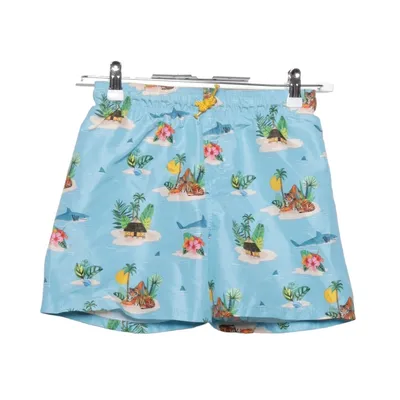 Zwemshort (Blauw, Meerkleurig) van Emma Jayne x H&M Polyester
