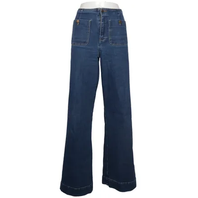 Jeans (Onlmadeline Hw Wide Pocket Dnm) fra ONLY Blue Denim Bomuld, Elastan, Polyester
