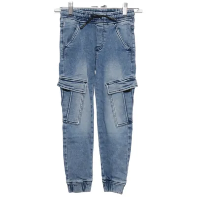 Cargobukser (Blå) fra Dopo Dopo Bomuld, Elastan, Polyester