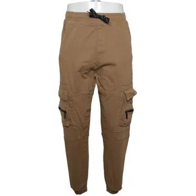Cargobyxor (Beige) från Bershka Bomull, Elastan