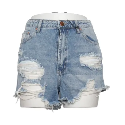 Denim shorts (Blauw) van Almost Famous Katoen, Polyester, Viscose