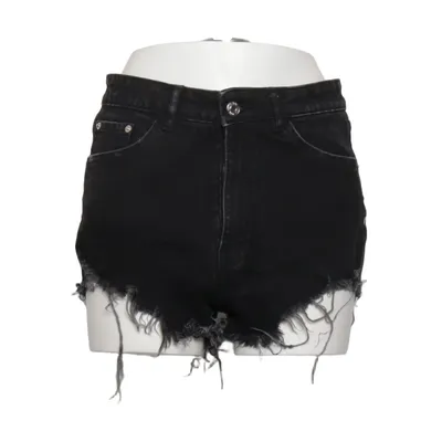 Denim shorts (Black) from Zara Cotton