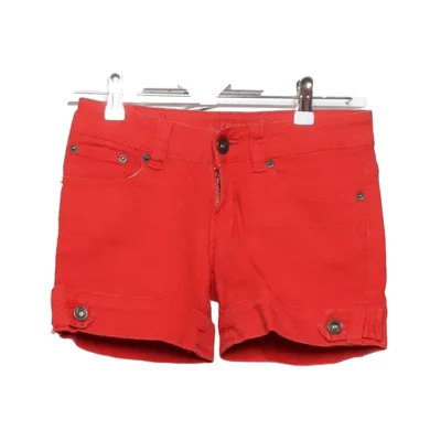 Short en jean (Rouge) de Revers Jeans