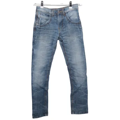 Spijkerbroek (Blauw) van Viga Katoen, Polyester