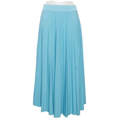 Maxi nederdel (Blå) fra Rich & Royal Elastan, Genanvendt polyester