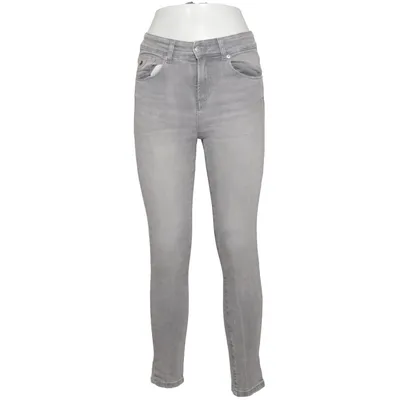 Jeans (Grå) från Lois Bomull, Elastan