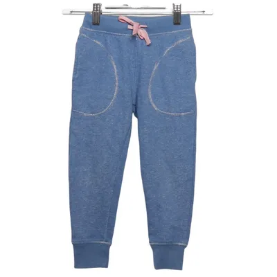 Pantalon de survêtement (Bleu) de Kids Coton, Élasthane, Fibre métallique, Polyester