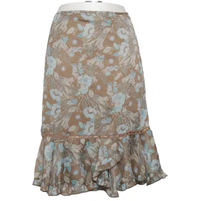 Rock (Braun, Blau, Mehrfarbig) von H&M Polyester