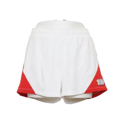Träningsshorts (Vit, Röd) från Esmara x Lidl Bomull, Polyester