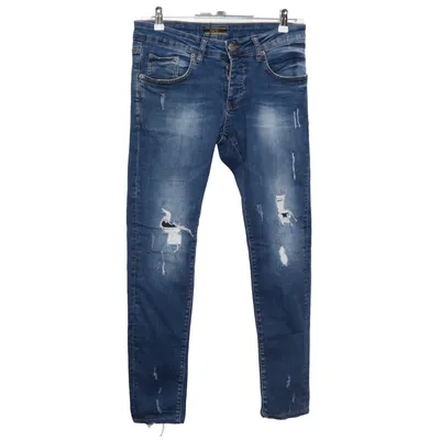 Jeans (Blå) från John H Bomull, Elastan