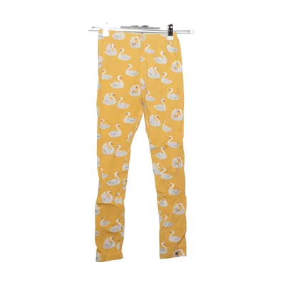 Leggings (Yellow) from Småfolk Elastane, Organic cotton