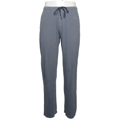 Pyjamasbukser (Blå, Hvid) fra Huber Bomuld