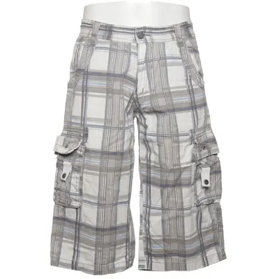 Cargo Shorts (Weiß, Grau, Blau) von Most Wanted Baumwolle