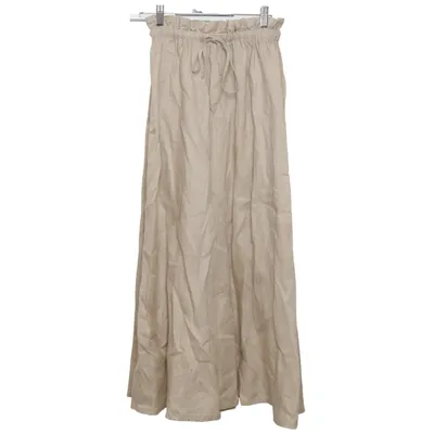 Långkjol (Beige) från Seed Heritage Linne