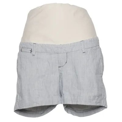 Mammashorts (Blå, Vit) från H&M Mama Bomull, Elastan