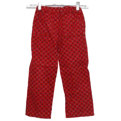 Corduroy pants (Red, Multicolored)