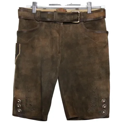 Lederhosen (Brown) Cotton, Leather