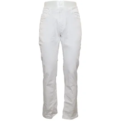 Jeans (Hvid) fra Smog Bomuld, Elastan