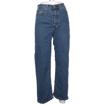 Jeans (RIB CAGE STRAIGHT ANKLE) från Levi Strauss & Co Bomull, Elastan, Linne, Lyocell