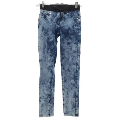 Jegging (Blauw, Meerkleurig) van Justice Katoen, Elastaan