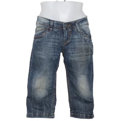 Short en jean (Bleu) de Fishbone Coton, Élasthane