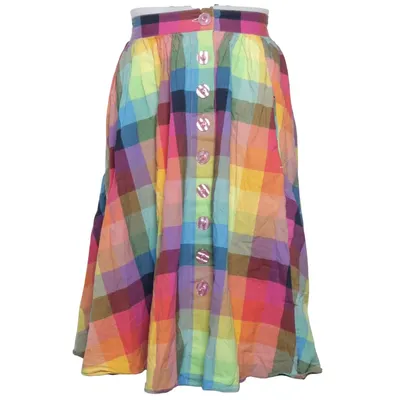 Skirt (Multicolored) from Hell Bunny Cotton, Elastane
