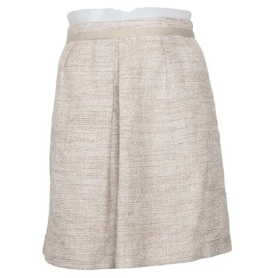 Rok (Beige) van Hallhuber Donna Acetaat, Acryl, Katoen, Polyester