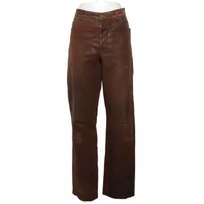 Pantalon en cuir (Marron) de Gipsy Cuir, Polyester