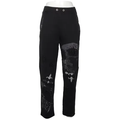 Joggingbroek (Zwart) van Roberto Geissini Monaco Katoen, Elastaan