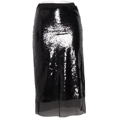 Jupe (Noir) de Paccio Élasthane, Polyester