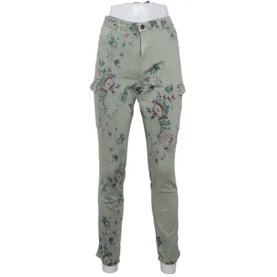 Cargo broek (Groen, Meerkleurig) van DeVal Woman Katoen, Elastaan