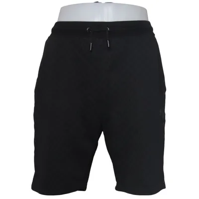 Short de jogging (Noir) de Messi Coton, Polyester