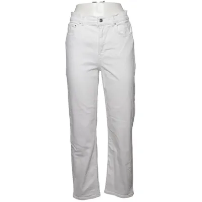 Jeans (Vit) från Claudie Pierlot Bomull, Elastan, Skinn, Polyester