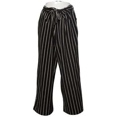 Palazzo pants (Black, White) from Benetti Elastane, Polyester