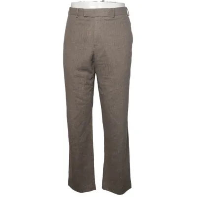 Jakkesætsbukser (Brun) fra Charles Tyrwhitt Uld