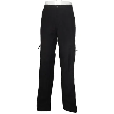 Pantalon cargo (Noir) de Larusso Coton, Polyamide