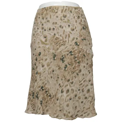 Skirt (Beige, Brown) from Kenzo Jungle Silk