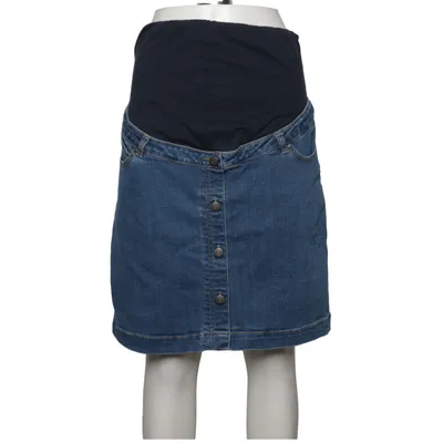 Ventenederdel (Blå, Sort) fra Colline Bomuld, Polyester, Viscose