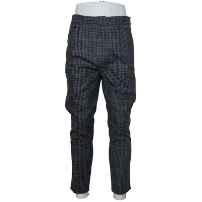 Kostuumbroek (Grijs, Blauw) van David Naman Acryl, Polyester, Viscose, Wol