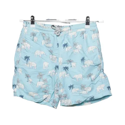 Badshorts (Blå, Vit) från Vilebrequin Bomull, Polyamid