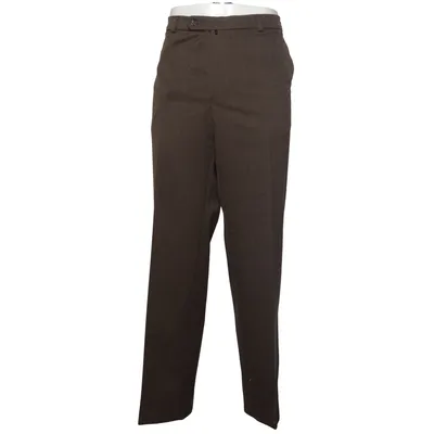 Kostuumbroek (Bruin) van Flexible Elastaan, Polyester, Wol