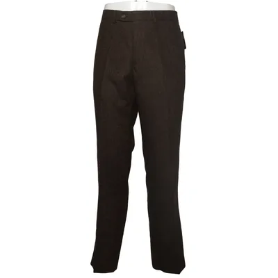 Kostymbyxor (Brun) från Dobell Polyester, Ull