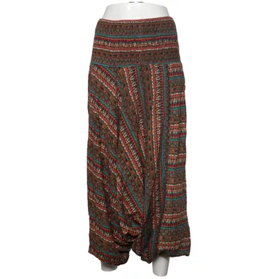 Harem pants (Brown, Multicolored) from Blue Sky Viscose