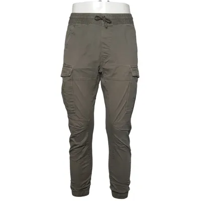 Cargo pants (Green) from H&M Man Cotton, Elastane