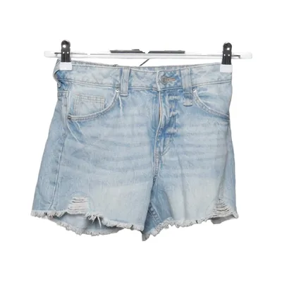 Short en jean (Relaxed Fit Adjustable Waist High Waist) de H&M Coton, Polyester