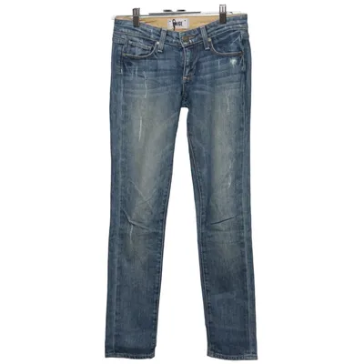 Jeans (Blå) från Paige Bomull, Elastan