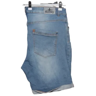Denim shorts (Blue) from Ronley Cotton, Elastane, Polyester