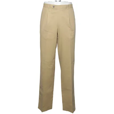 Chinos (Yellow) from Atwardson Cotton, Elastane, Polyester